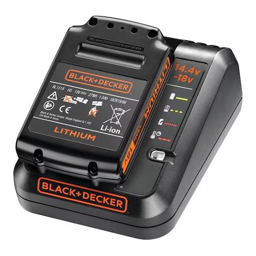 Black & Decker Caricabatterie 18V starter kit con batteria 1,5Ah POWERCONNECT BDC1A15