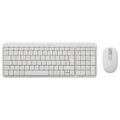 Logitech Tastiera e mouse MK SERIES MK250 Compact Bluetooth Wireless Combo Off white 920 013535