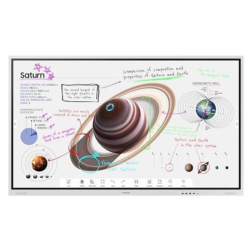 Samsung Display professionale 85" 4K 2160p FLIP PRO White e Black LH85WMBWLGCXEN