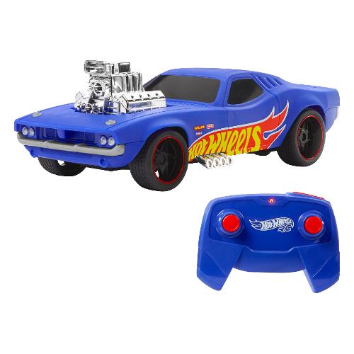 Mattel Radiocomando Rodger Dodger 2,4 GHz scala 1:16 HOT WHEELS Blu HTP54