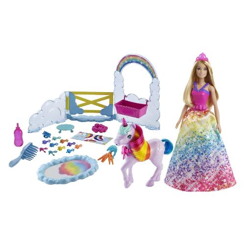 Mattel Set bambola Royal Dreamtopia con Unicorno BARBIE GTG01