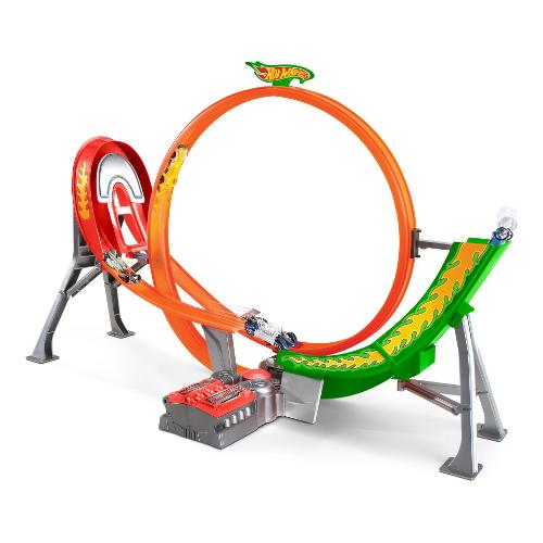 Mattel Playset pista motorizzata Action Power Shift con 5 auto 1:64 HOT WHEELS FCF18