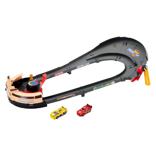 Mattel Playset pista Nascar con Saetta e Ace Dillon DISNEY CARS HXJ33