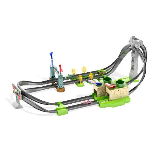Mattel Playset pista Mario Kart con macchina 1:64 con personaggio HOT WHEELS GHK15