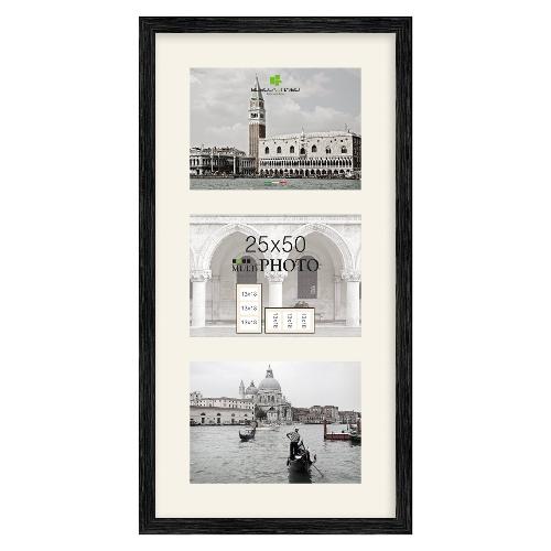 Bubola & Naibo Portafoto multi (25x50cm) 3F Nero 6340C 09012550