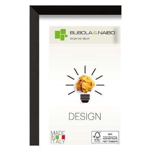 Bubola & Naibo Cornice legno (10x15cm) DESIGN OLINDA Nero 7105 14 03