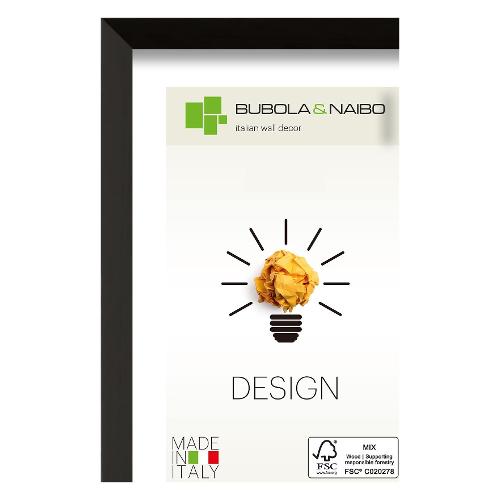 Bubola & Naibo Cornice legno (13x18cm) DESIGN OLINDA Nero 7105 14 04