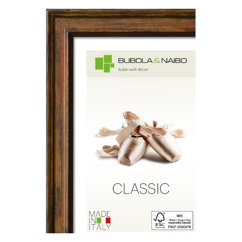 Bubola & Naibo Cornice legno (30x40cm) CLASSIC RINGA Noce anticato 7180 06 11