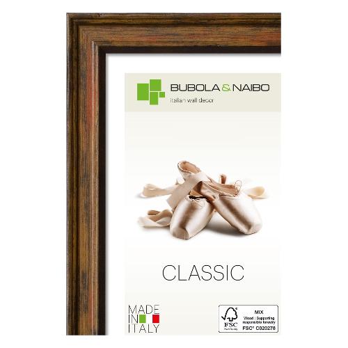Bubola & Naibo Cornice legno (50x70cm) CLASSIC RINGA Noce anticato 7180 06 21