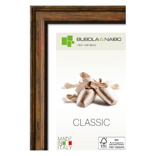 Bubola & Naibo Cornice legno (10x15cm) CLASSIC RINGA Noce anticato 7180 06 03
