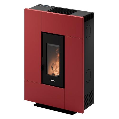 Cadel Stufa pellet 6,9kW GRACE 7 Red 5 stelle Classe A+ 7025075