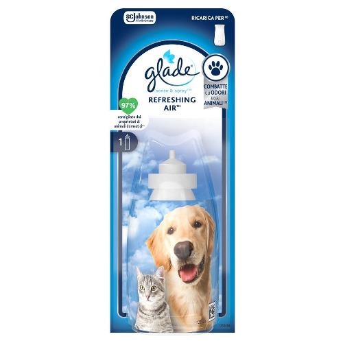 Glade Ricarica spray profumatore elettrico Sense & Spray (18ml) Refreshing Air PET W38204