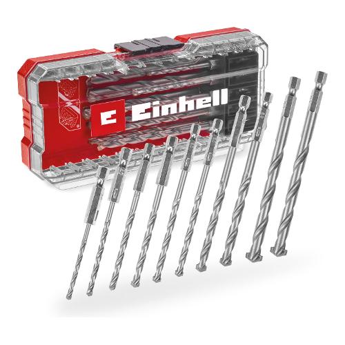 Einhell Set punte trapano muratura, calcestruzzo non armato astuccio 10 Pz 49108743