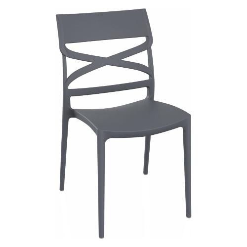 Ambienta FLOW Sedia Grigio metal