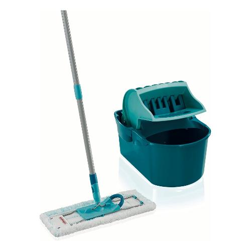 Leifheit Set lava pavimenti con pressa Profi Compact  e panno Micro Duo PROFI XL 55092
