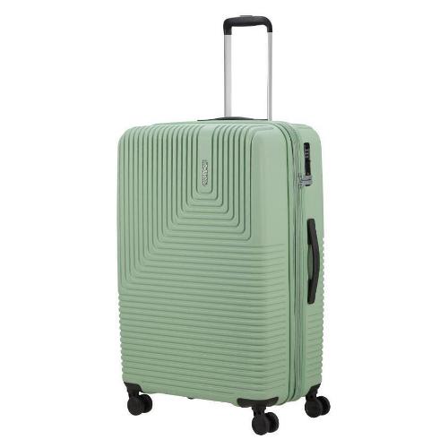 American Tourister Trolley rigido espandibile tg. M (76Lt) 4 ruote (46x27x66cm) NITELINE quiet green 150694 A362