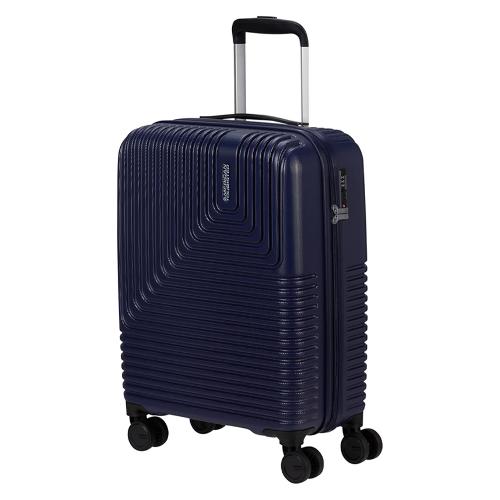 American Tourister Trolley cabina rigido tg. S (35Lt) 4 ruote (40x20x55cm) NITELINE blu 150693 5719