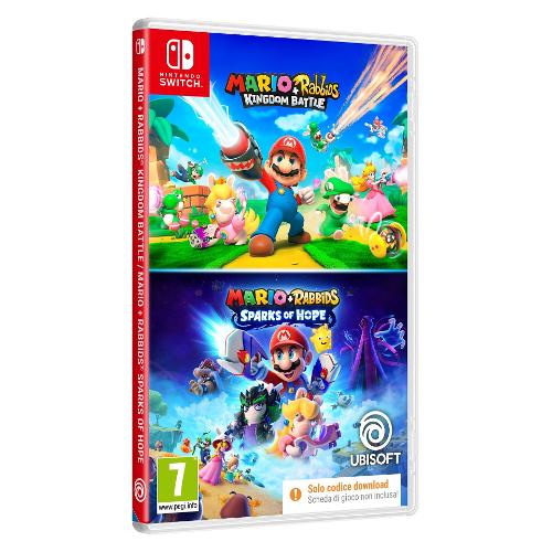 Ubisoft SWITCH Mario & Rabbits Double Pack Digital Download PEGI 7+ L00037