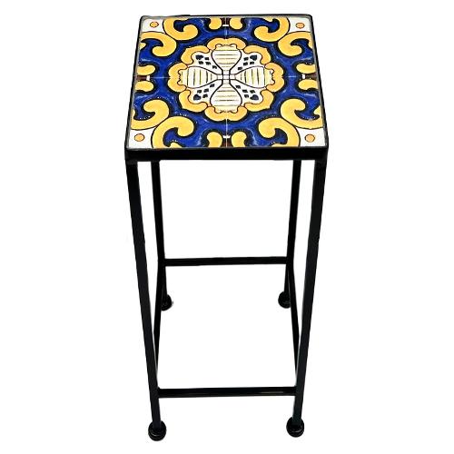 Amicasa Porta piante quadro picccolo SICILIA Nero multicolor AH25028