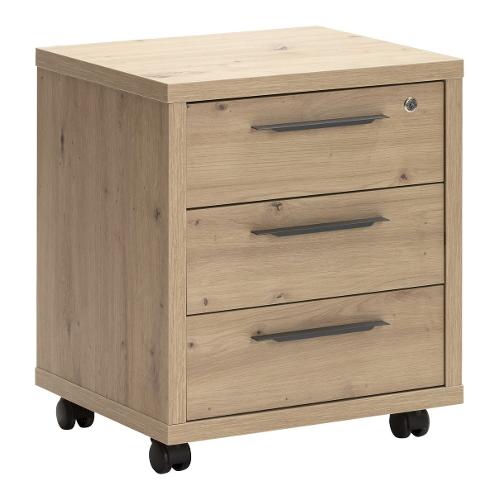 Composad DISEGNO Cassettiera ufficio 3 Cassetti Rovere artisan evo (50cm)