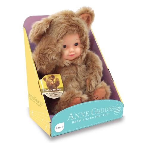 Grandi Giochi Bambola Baby Peek a boo Bear  peluche (30cm) ANNE GEDDES ANN03000