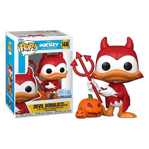Funko POP DISNEY Mickey & Friends Devil Donald With Pumpkin 1446 77398