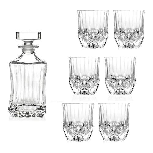 Rcr Set liquore 7 pz Whisky ADAGIO Trasparente 732990