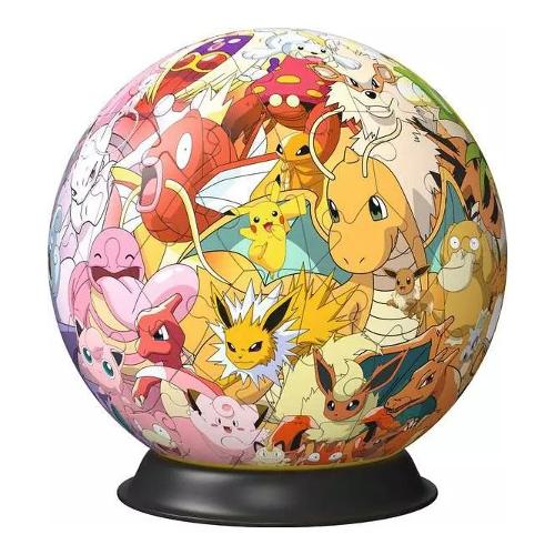 Ravensburger Puzzle 72 pz Puzzleball Pokemon 6a+ (12,9x15,9cm) 3D 11595