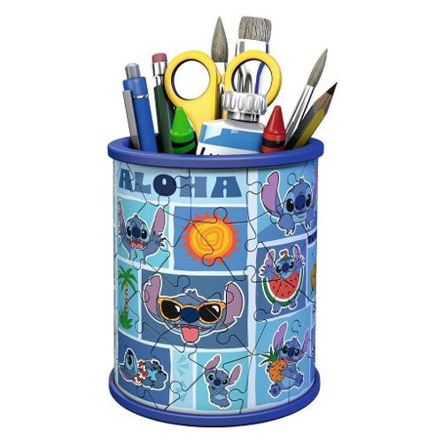Ravensburger Puzzle 57 pz Portapenne Stitch 6a+ (7,7x9,5cm) 3D 11642