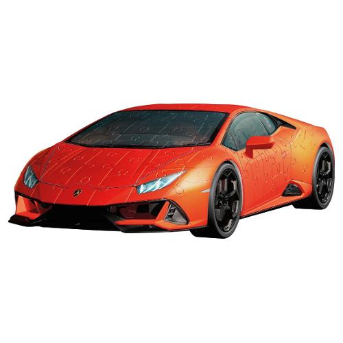 Ravensburger Puzzle 156 pz Lamborghini Huracan EVO Arancio 8a+ (25,1x12,4x6,5cm) 3D 12008052