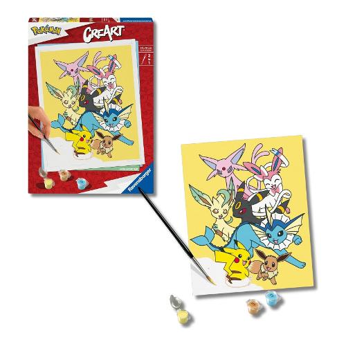 Ravensburger Set per dipingere Pokemon leggendari CREART 25897