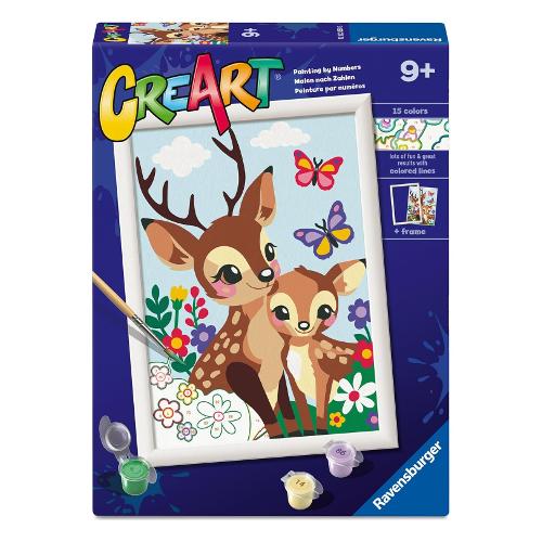 Ravensburger Set per dipingere Adorabili cerbiatti CREART 12023059