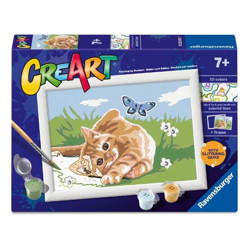 Ravensburger Set per dipingere Gattino gioioso CREART 12023092