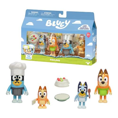 Rocco Giocattoli Action Figure Pavolva 4 pz BLUEY 21739717