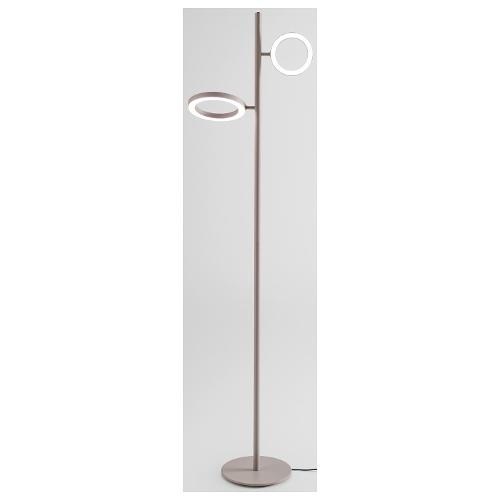 G.E.A. Luce Lampada da terra Tortora GPIT32 (28x180cm) 2 luci - LED - Max 28W