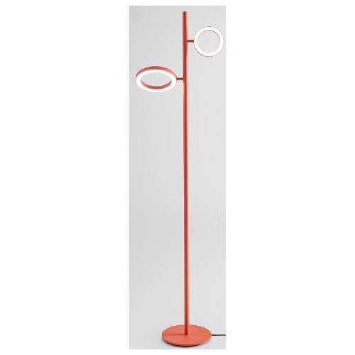 G.E.A. Luce Lampada da terra Arancio GPIA32 (28x180cm) 2 luci - LED - Max 28W