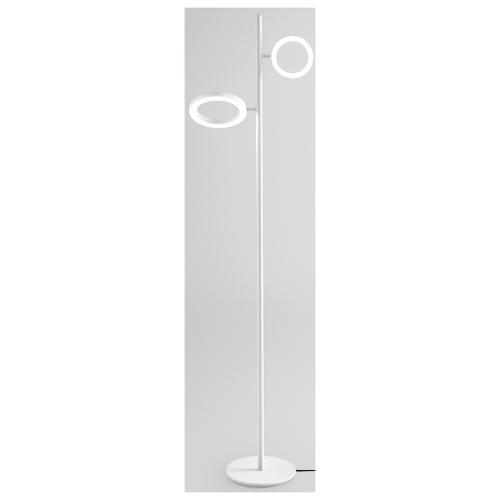 G.E.A. Luce Lampada da terra Bianco GPIB32 (28x180cm) 2 luci - LED - Max 28W
