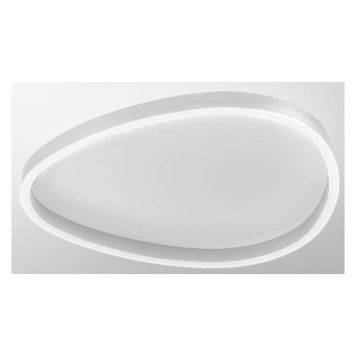G.E.A. Luce Plafoniera ECARIS PM Bianco (61x6,8x59,7cm) FECPB2 2 luci - LED - Max 60W
