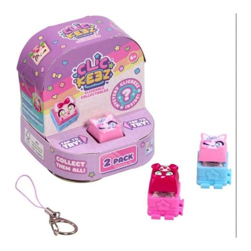 Goliath Clickable Collectibles con portachiavi 2 pz CLICKEEZ Assortito 934109 005