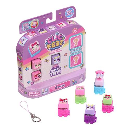 Goliath Clickable Collectibles con portachiavi 5 pz CLICKEEZ Assortito 934110 012
