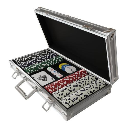 Goliath Carte gioco Poker set con valigetta alluminio CLASSIC GAMES 933405 003