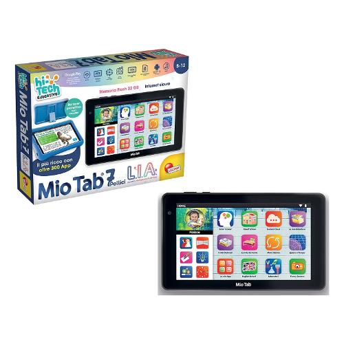 Lisciani Tablet 7" HI TECH Mio Tab L.I.A. WiFi Black e Blue ( 32GB Ram 4GB ) 114214