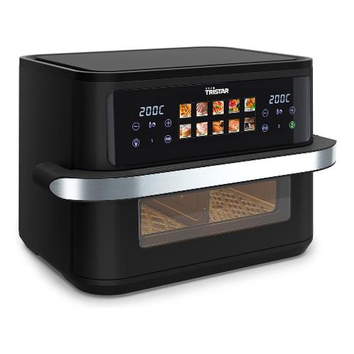 Tristar Friggitrice ad aria 2800W (10Lt) AIRFRYER Dualzone Flex Black FR 9078