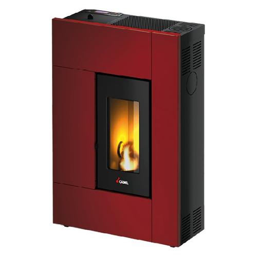 Cadel Stufa pellet 5,1kW SPIRIT 5 T2 Red 5 stelle Classe A+ 7025107