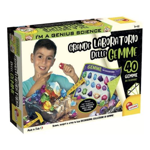Lisciani Gioco educativo Laboratorio delle Gemme 7-12a I'M A GENIUS 114382