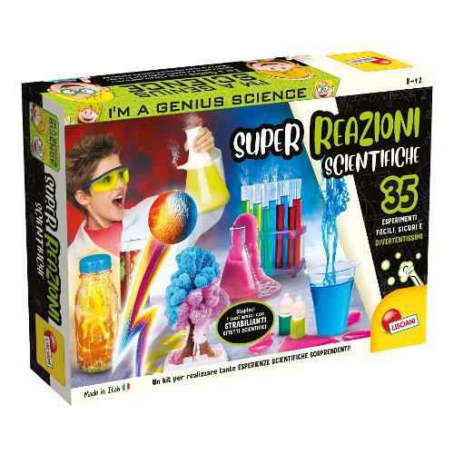 Lisciani Gioco educativo Super reazioni scientifiche 8-12a I'M A GENIUS 107469