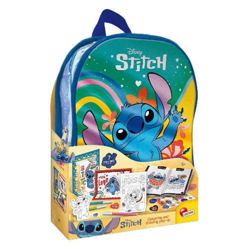 Lisciani Zainetto small Colouring & Drawing Pop Up STITCH (25x11x31cm) 110674