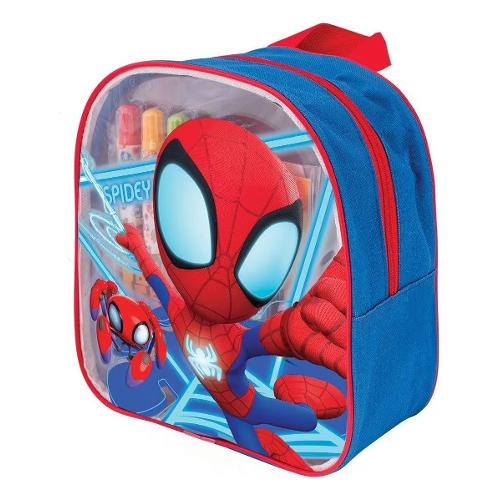 As company Zainetto small con colori e accessori SPIDEY & AMAZING FRIENDS (23x6x24cm) Blu e Rosso 102368103