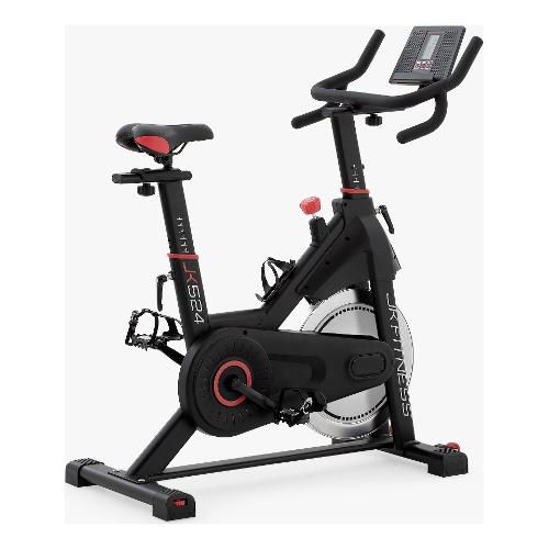 Jk Fitness Spin bike magnetica a cinghia volano 20 Kg Nero JK524