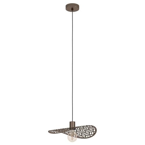 Eglo Sospensione SWABY Bronzo (40x40x110cm) 44124 1 luce - E27 - 60W
